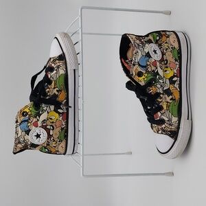 Converse Chuck Taylor All Star High Top Looney Tunes Sneakers, Size Youth 10